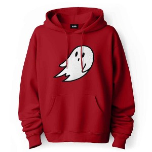 Dalix Giant Ghost Embroidered Hoodie Soft Fleece Hood Sweatshirt Mens - 1 of 4