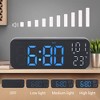 REGALWOVEN Electric Alarm Dimmable USB Charging Port Alarm Clock 6.7x2.4x1.2 Inches - 4 of 4