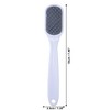 Unique Bargains Plastic Coarse And Fine Dual Sided Foot File Removes Dead Skin Pedicure White 1 Pc - 4 of 4