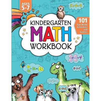 Kindergarten Math Activity Workbook - by  Jennifer L Trace (Paperback)