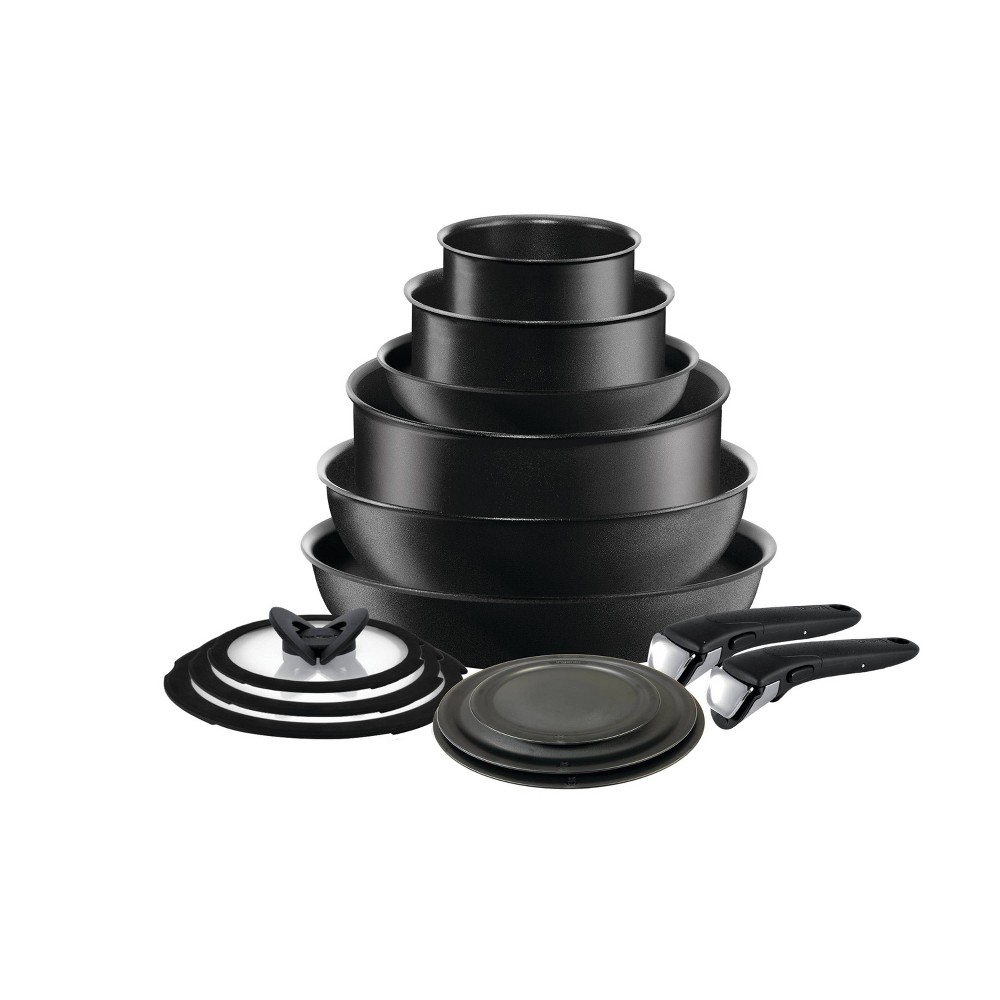 UPC 032406067301 product image for T-fal 14pc Ingenio Expertise Nonstick Cookware Set Black | upcitemdb.com