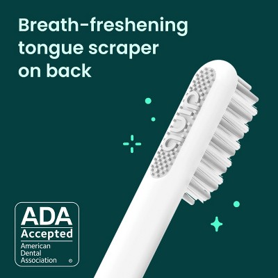 Quip Sonic Toothbrush Head Refills with Tongue Scraper 4pk