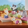 Collections Etc Hand-Painted Charming Cat with Yarn Sitters - Set of 4 - 2 of 2