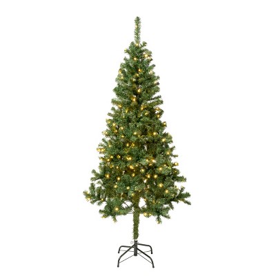 Prelit Linden Spruce Artificial Christmas Tree White Lights - National Tree Company