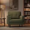 COZONY Linen Upholstered Accent Chair, High Density Foam Reading Lounge Chair for Living Room Bedroom Office - 4 of 4