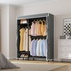 VIPEK V2C Wire Garment Rack Covered Clothes Rack, Black Metal Clothing Rack with Grey Upgarded Polyester Cover - 4 of 4