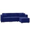Buenhomino 99" Velvet Modular Sectional Sofa with Storage – Spacious, Convertible Living Room Couch with Deep Seating - 2 of 4