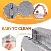 Lunch Bag for Women & Men Adult Insulated Lunch Box, Small Leakproof Cooler Food Lunch Containers Reusable High Capacity Lunch Tote Bags - 4 of 4