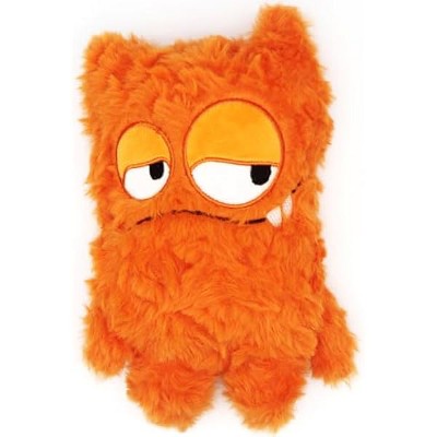 Squeaky Dog Toy, Plush Stuffed Dog Toy Keep Them Busy Tug of War Dog Chew Toy for Small Medium Large Dogs (Orange)