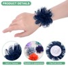 Unique Bargains Mesh Fabric Full Chiffon Flowers for DIY 12 Pcs - 2 of 4