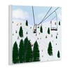 Stupell Industries Ski Lift Mountain Landscape, 12" x 12" - 3 of 4
