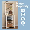 VASAGLE Coffee Bar, Bakers Rack for Kitchen with Storage, 6-Tier Kitchen Shelves with 6 Hooks, Microwave Stand, Industrial - 4 of 4