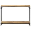 vidaXL Console Table 43.3"x11.8"x29.5" Solid Mango Wood - 2 of 4