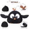 Bird Stuffed Animal 12'', Cute Plushies Chubby Bird, Cute Pillows Fluffy Cuddly Bird Plush*Light - 3 of 4