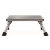 Camco 43677 Fixed Height 19" x 14.5" Aluminum Platform Foldable Step Stool with Non-Slip Secure Rubber Feet and 1000 Pound Capacity - 2 of 4