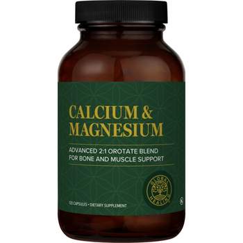 Global Healing Calcium & Magnesium Supplement (120 Capsules)