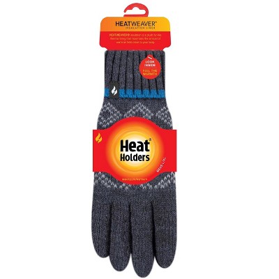 HEAT HOLDERS Fingerless Thermal Gloves-Mens