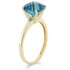Designs By Gioelli 10K Yellow Gold Cushion Gemstone Solitaire Ring - 2 of 3