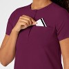 Wink RENEW Women's Mandarin Collar Tuck-In Scrub Top, 4X. - 4 of 4