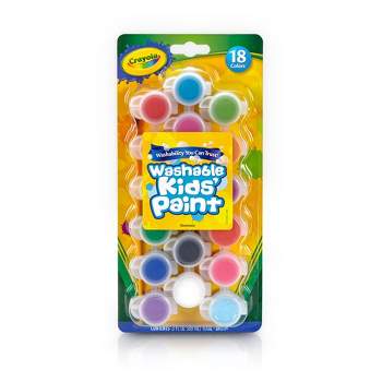 Crayola Kids' Paint; 42-count Set; 7 Paint Pot Strips (6 colors on each  strip); Washable, Glitter & Metallic Paints; Great Gift