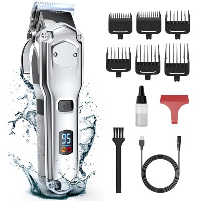 Oneisall RFC-676 Cordless Dog Clippers - Low Noise, Waterproof, for Thick Coats w/ Stainless Steel Blade