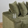 111.4'' Corduroy L-Shaped Sectional Sofas with Armrest Cup Holder, Storage, and Reversible Recliner - 4 of 4