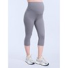 Women's Over the Belly Active Capri Legging | Motherhood Maternity - 3 of 4
