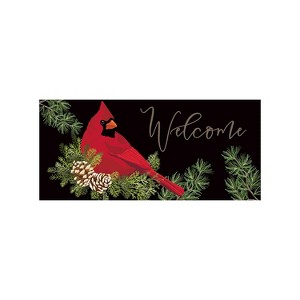 Evergreen Cardinal and Evergreen Sassafras Indoor Outdoor Switch Doormat 1'10"x10" Multicolored - 1 of 4