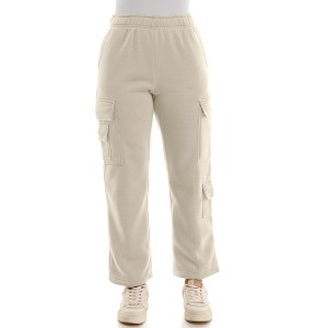 Derek Heart Womens High Rise Wide Leg Multi Pocket Cargo Pants - 1 of 4