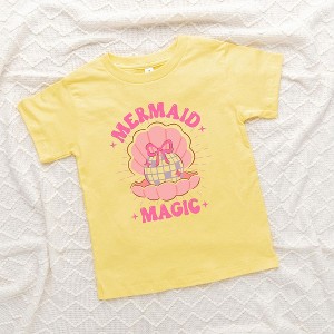 The Juniper Shop Mermaid Magic Toddler Short Sleeve Tee - 1 of 2