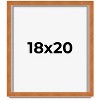 PosterPalooza | Classic Brown Picture Frame - UV Acrylic, Foam Board Backing, Hanging Hardware - 2 of 4