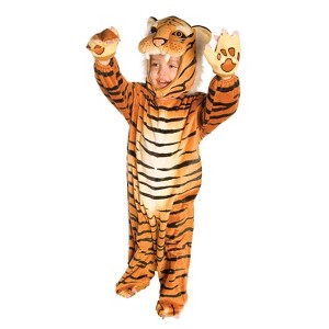 Underwraps Toddler Plush Tiger Costume - 1 of 2