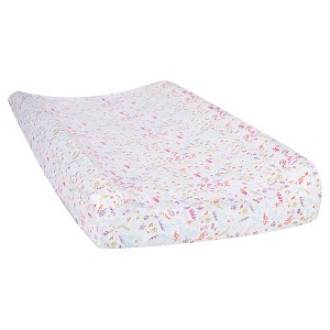 Trend Lab Changing Pad Cover - Wild Forever Floral, White