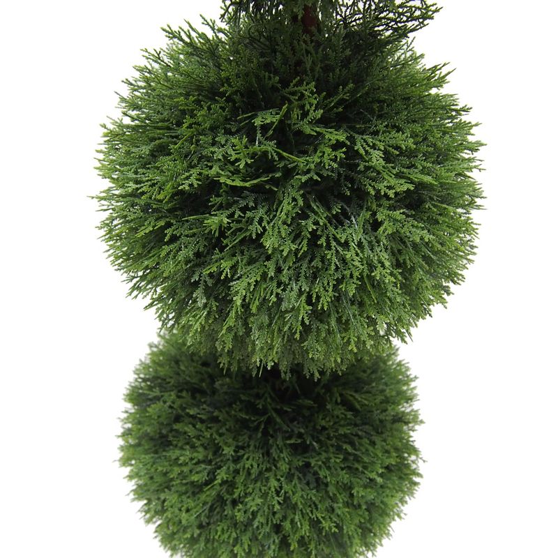 Vickerman Artificial Cedar Ball Topiary In Pot UV, 2 of 9