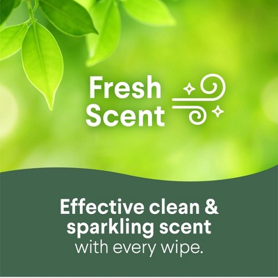 Clorox Fresh Lemon Scented Seasonal Disinfecting Wipes All Purpose Cleaners - 225ct/3pk