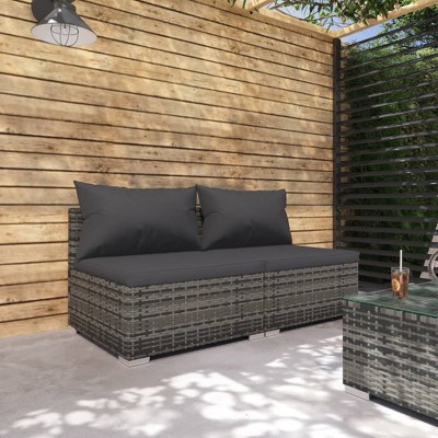 vidaXL Garden Lounge Set Grey, Anthracite