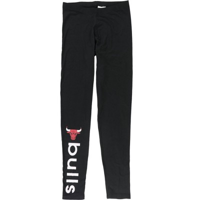 G-III Sports Womens Chicago Bulls Casual Leggings, Black, Medium