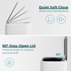 3.2 /5.3/8Gallon Trash Can for Kitchen, Stainless Steel Garbage Can with Soft-Close Lid, Foot Pedal and Removable Inner Bucket - 2 of 4