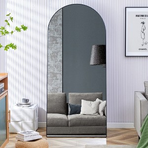 LOVMOR Inch"60"*"16.5"Generation of floor mounted full length mirrors,Golden - 1 of 4