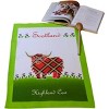 Slickblue Highland Cow Cotton Tea Towel – Scottish Thistle Design, 100% Cotton, Single or Set of 2, 26x18 Inches - 4 of 4