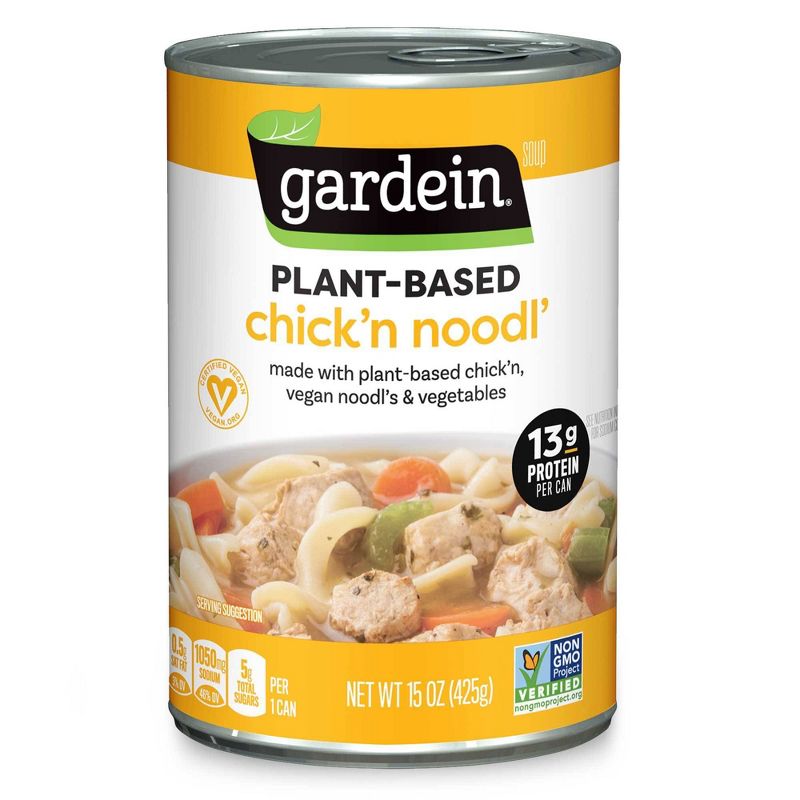 Gardein Plant Based Chick&#39;n Noodl&#39; Soup - 15oz, 2 of 5