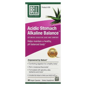 Bell Lifestyle Acidic Stomach Alkaline Balance, 60 Veggie Capsules - 1 of 3