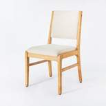 Centerville Wood Dining Chair with Upholstered Seat/Back Linen - Threshold™ designed with Studio McGee
