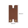 Unique Bargains Leather Double Edge Shaver Head Protecting Sheaths for Travel 3 Pcs - 2 of 4