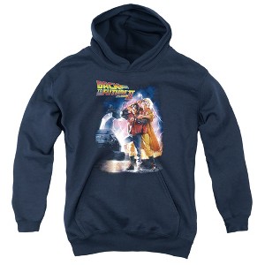 Boys’ Back To The Future II Poster Hooded Sweatshirt - 1 of 4