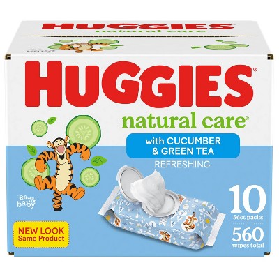 Huggies Natural Care Refreshing Scented Baby Wipes - 560ct/10pk