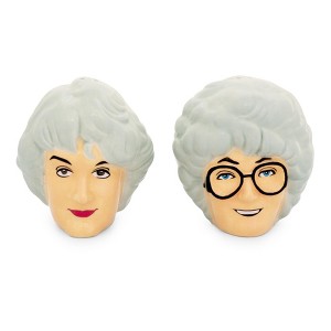 Silver Buffalo The Golden Girls Sophia and Dorothy Ceramic Salt and Pepper Shakers | Set of 2 - 1 of 4