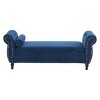 51.25'' Rectangular Ottoman Storage Bench With 1 Pillow,Upholstered Storage Benches,Benches With Storage For Bedroom-Cuddlewood - 4 of 4