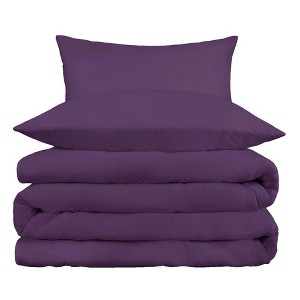 Cotton Blend 800 Thread Count Duvet Cover Set by Blue Nile Mills - 1 of 4