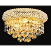 Elegant Lighting Primo 2 light Gold Wall Sconce Clear Royal Cut Crystal - 2 of 2